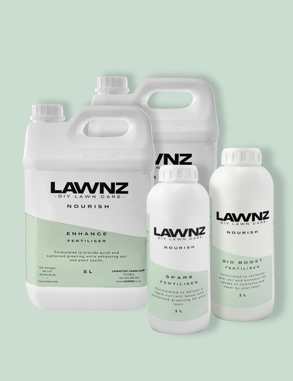 Nourish – Liquid Lawn Fertilisers for Growth, Colour and Soil Health