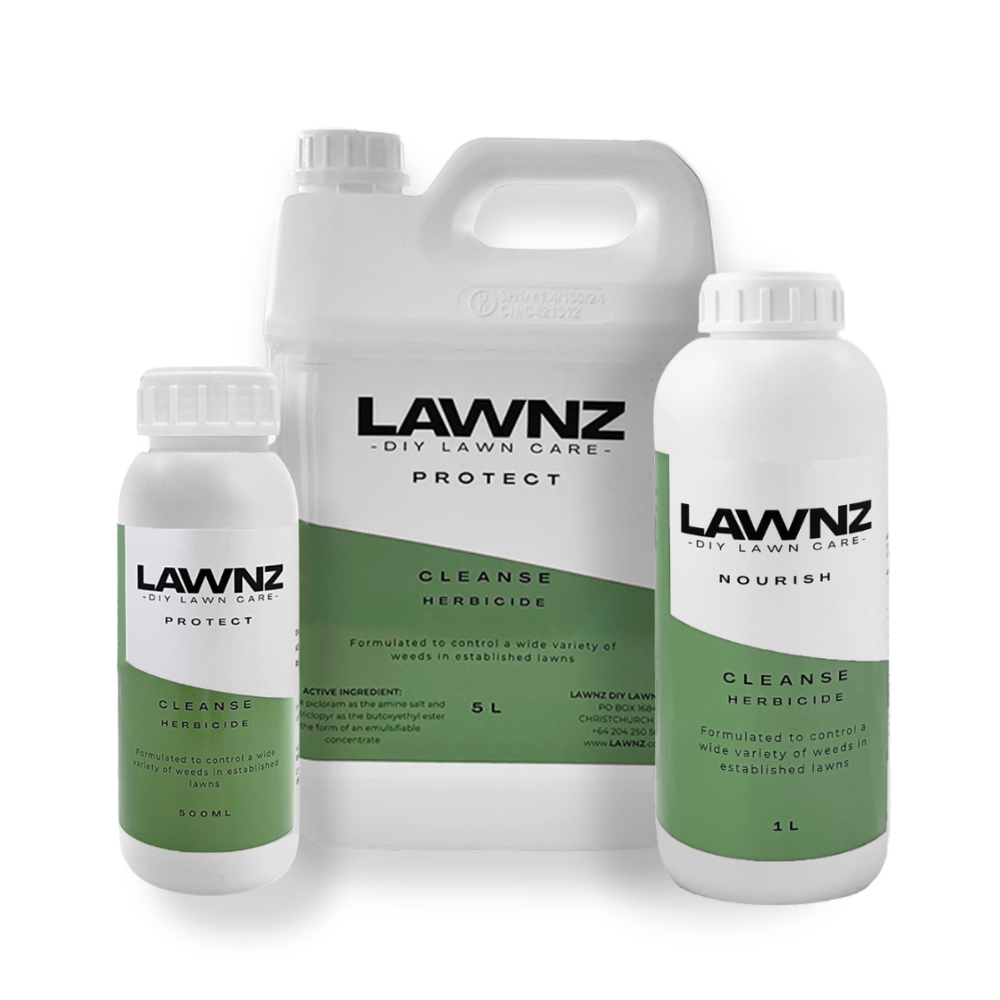 LAWNZ Cleanse Herbicide – broadleaf weed killer for established lawns, high-strength formulation with picloram and triclopyr